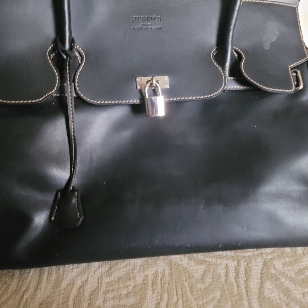 Black Leather Women's Bag